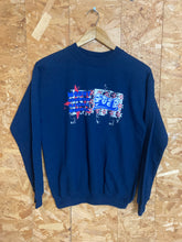 Vintage 90s navy blue Mount Rushmore souvenir crew neck sweater size XS